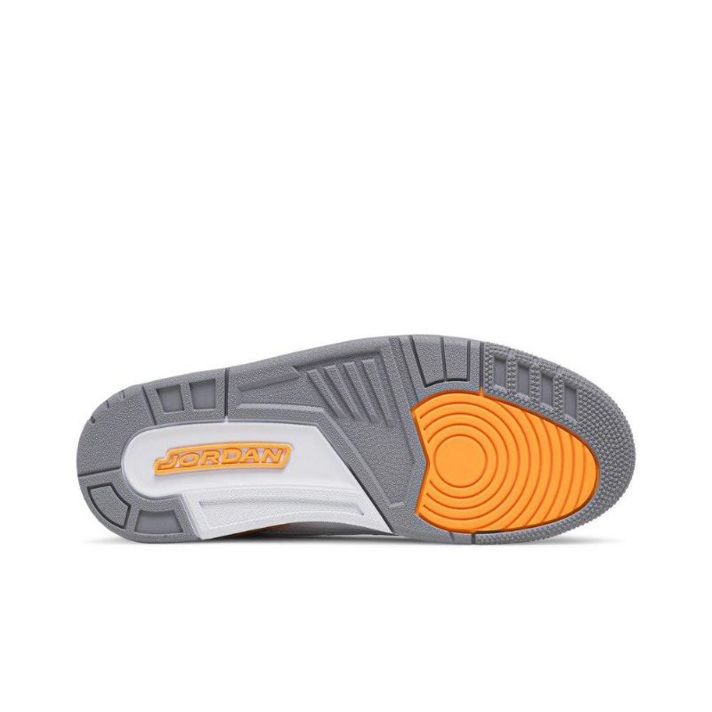 Dámské Boty Air Jordan 3 Retro Bílý Oranžový Šedá