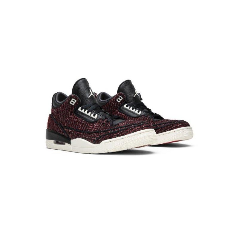 Dámské Černé Boty Air Jordan 3 Anna Wintour Retro Bordeaux