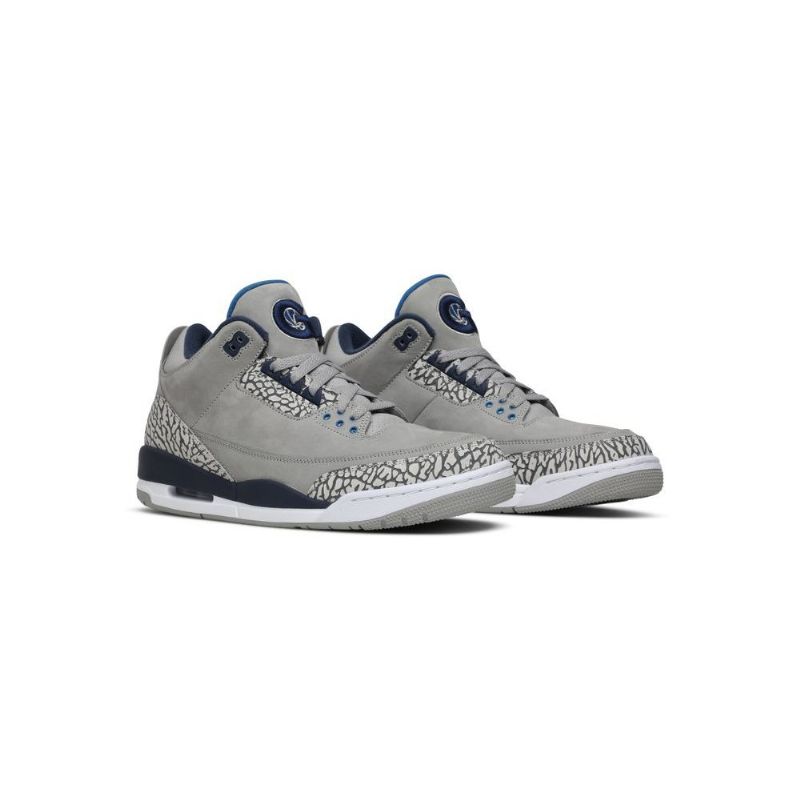 Pánské Boty Air Jordan 3 Pe Šedá Tmavě Modrá Modrý