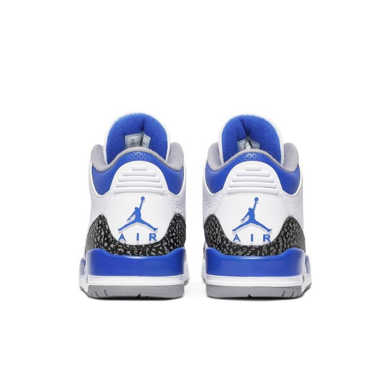 Pánské Boty Air Jordan 3 Retro Bílý Černá Šedá Modrý