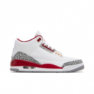 Pánské Boty Air Jordan 3 Retro Bílý Červené Šedá