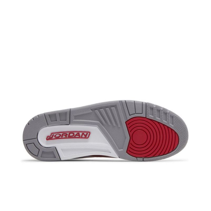 Pánské Boty Air Jordan 3 Retro Bílý Červené Šedá