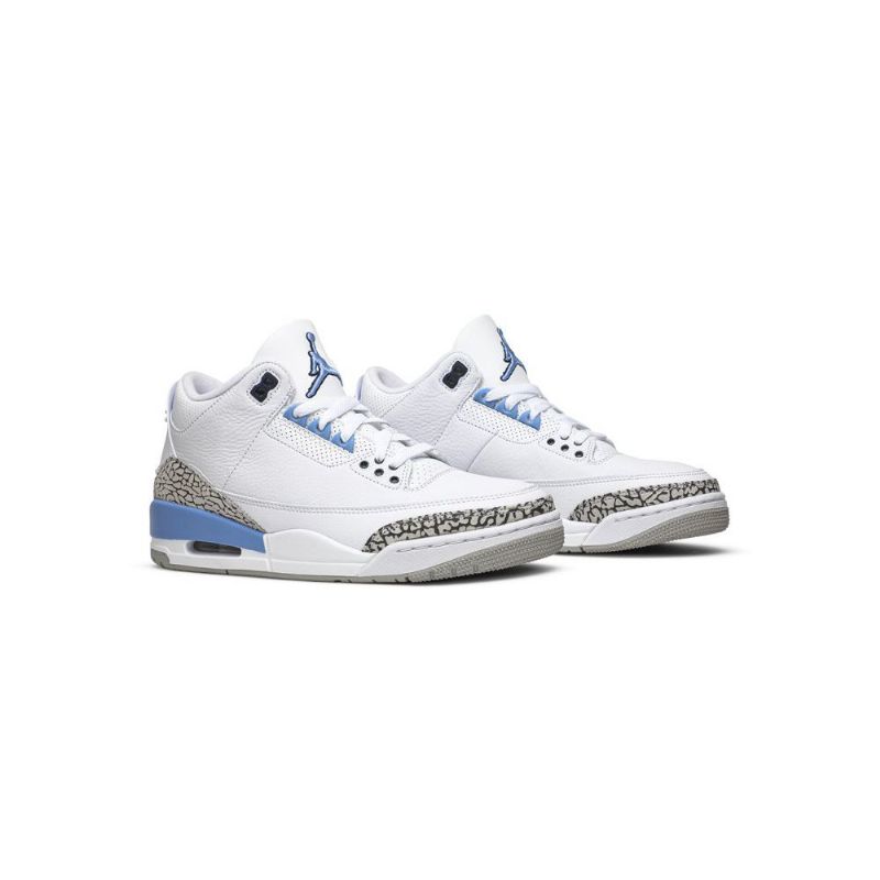 Pánské Boty Air Jordan 3 Retro Bílý Modrý Šedá