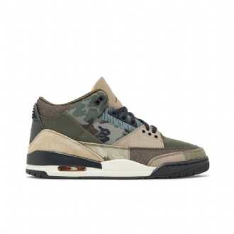 Pánské Boty Air Jordan 3 Retro Hnědý Zelená Šedá