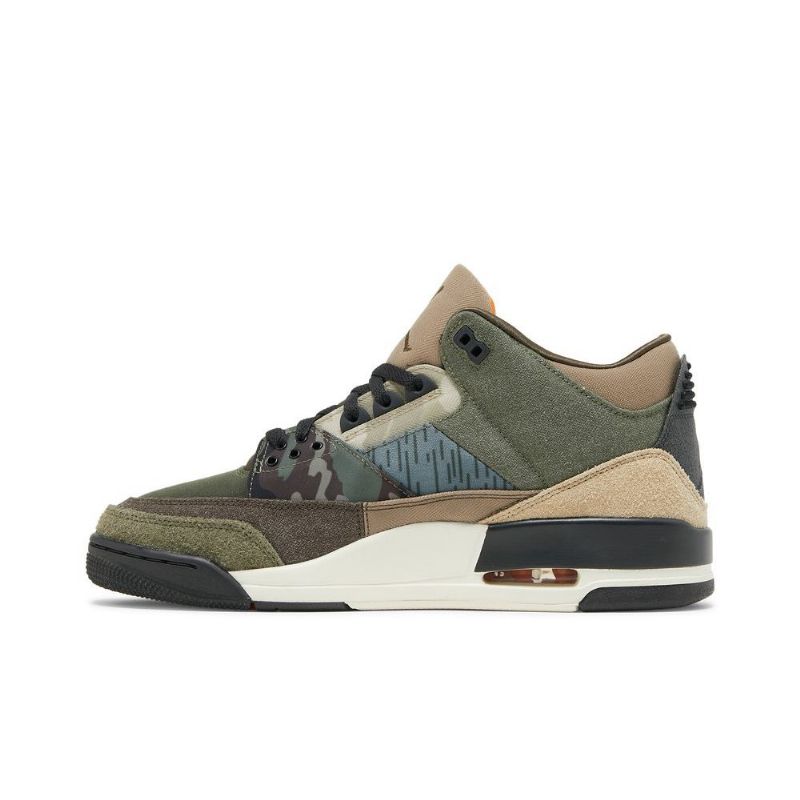 Pánské Boty Air Jordan 3 Retro Hnědý Zelená Šedá