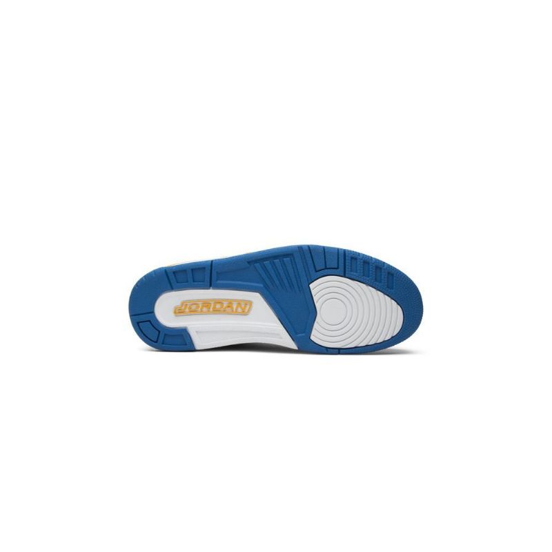 Pánské Boty Air Jordan 3 Retro Ls Modrý Bílý Zlatý