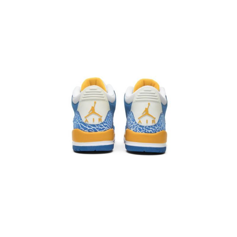 Pánské Boty Air Jordan 3 Retro Ls Modrý Bílý Zlatý