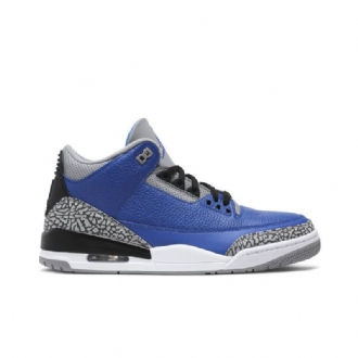 Pánské Boty Air Jordan 3 Retro Modrý Šedá Černá
