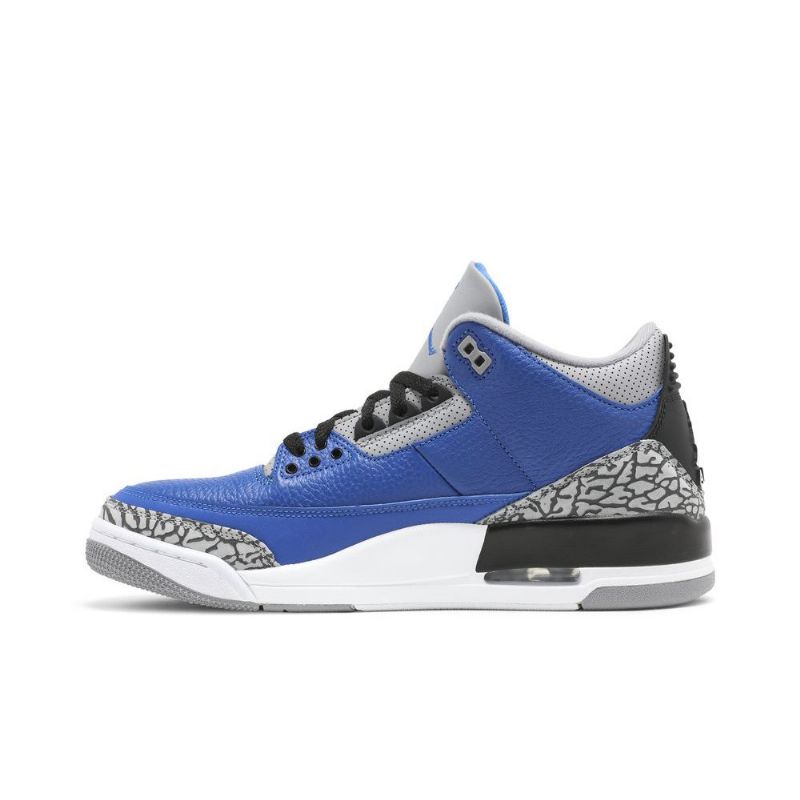 Pánské Boty Air Jordan 3 Retro Modrý Šedá Černá