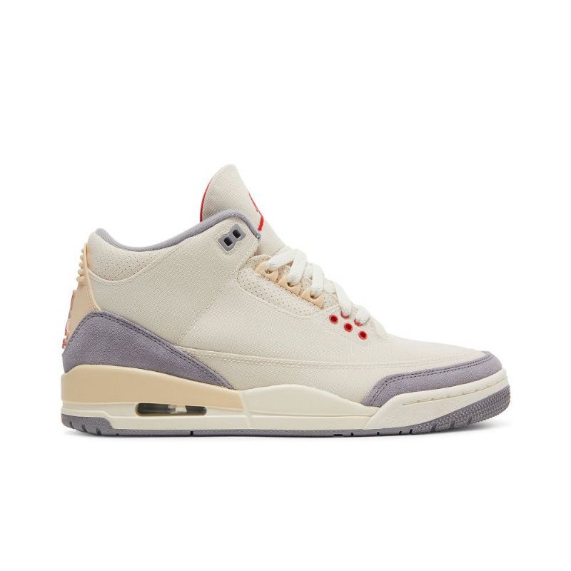 Pánské Boty Air Jordan 3 Retro Se Béžová Šedá Červená