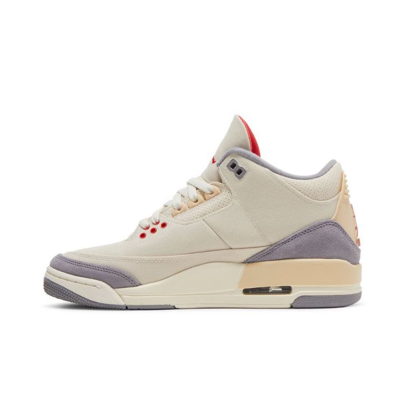 Pánské Boty Air Jordan 3 Retro Se Béžová Šedá Červená