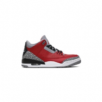 Pánské Boty Air Jordan 3 Retro Se Červené Šedá Černá