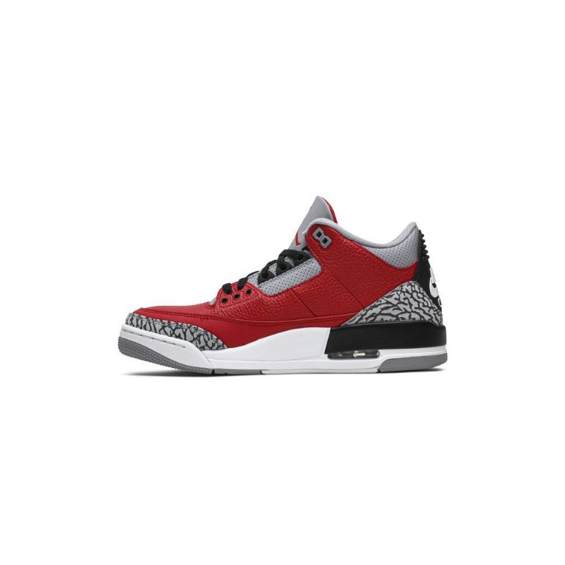 Pánské Boty Air Jordan 3 Retro Se Červené Šedá Černá