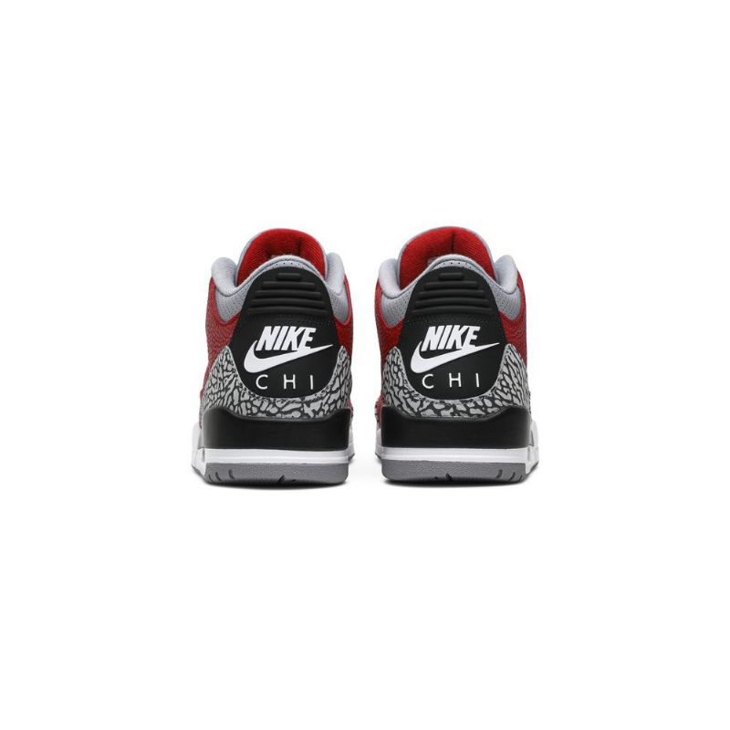 Pánské Boty Air Jordan 3 Retro Se Červené Šedá Černá