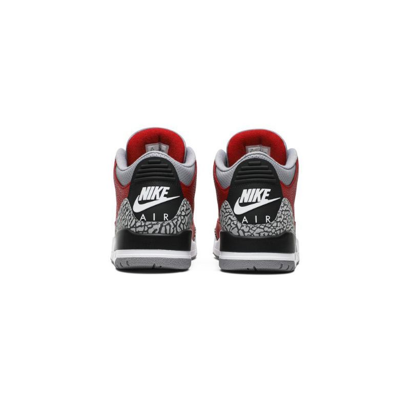 Pánské Boty Air Jordan 3 Retro Se Červené Šedá Černá