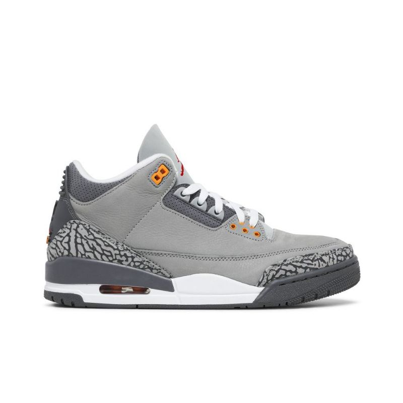 Pánské Boty Air Jordan 3 Retro Stříbrný Šedá