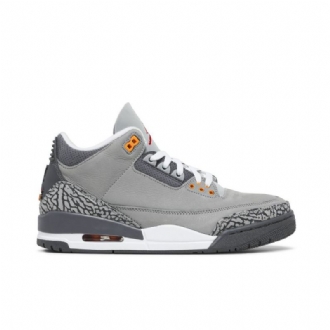 Pánské Boty Air Jordan 3 Retro Stříbrný Šedá