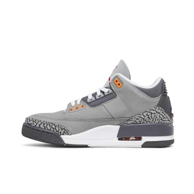 Pánské Boty Air Jordan 3 Retro Stříbrný Šedá