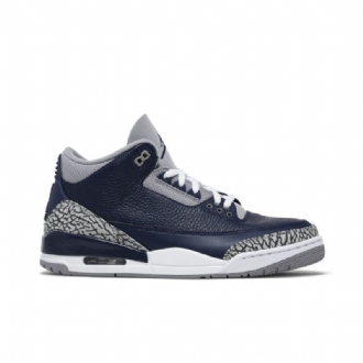 Pánské Boty Air Jordan 3 Retro Tmavě Modrá Šedá Bílý