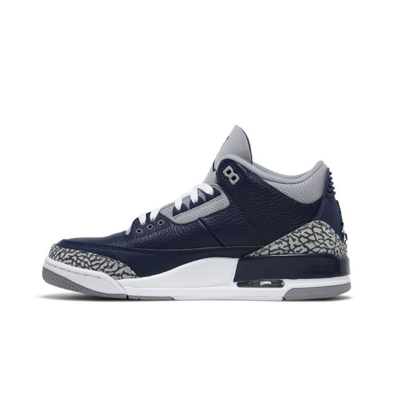 Pánské Boty Air Jordan 3 Retro Tmavě Modrá Šedá Bílý