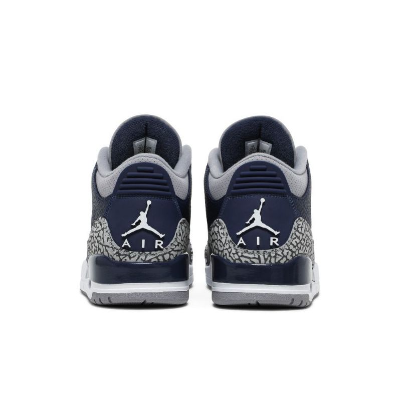 Pánské Boty Air Jordan 3 Retro Tmavě Modrá Šedá Bílý